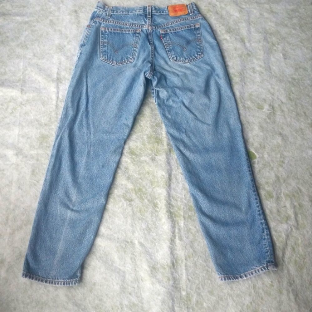 Levi's 550 Vintage 90s Tapered Fit High Rise Tapered Leg Jeans